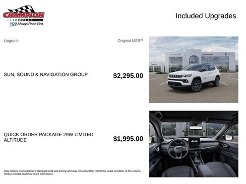 New 2026 Jeep Compass Limited w/ Sun, Sound & Navigation Group AWD/4WD image 6