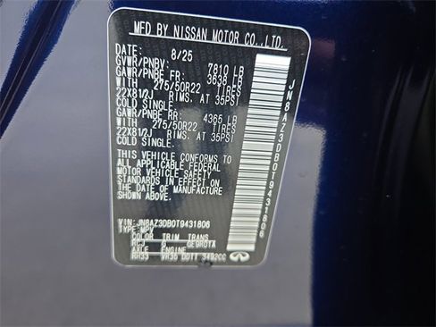 New 2026 INFINITI QX80 4WD w/ Sport Exterior Package image 40