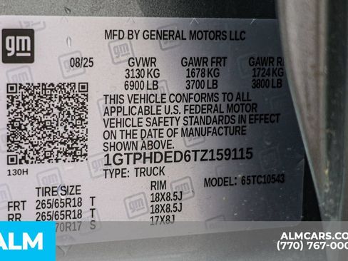 Used 2026 GMC Sierra 1500 SLT RWD image 57