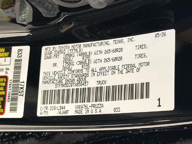 New 2026 Toyota Tundra 1794 Edition AWD/4WD image 25
