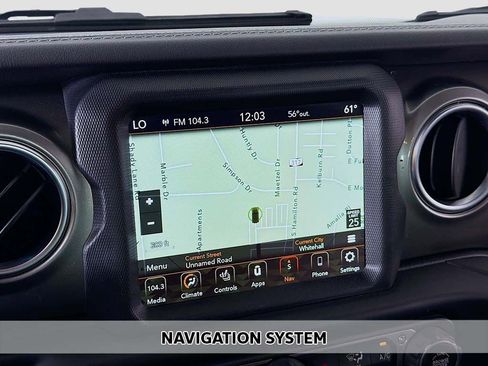 Used 2021 Jeep Wrangler Unlimited Sahara w/ Uconnect 4C Nav & Sound Group AWD/4WD image 3