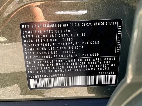 New 2026 Volkswagen Tiguan SE R-Line image 18