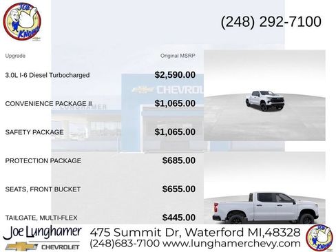 New 2026 Chevrolet Silverado 1500 LT Trail Boss w/ Safety Package AWD/4WD image 9