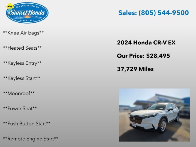 Certified 2024 Honda CR-V EX image 14