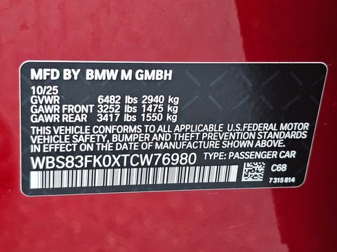 New 2026 BMW M5 w/ Carbon Package image 62