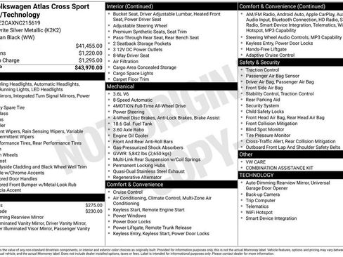 Certified 2022 Volkswagen Atlas Cross Sport SE AWD/4WD image 31
