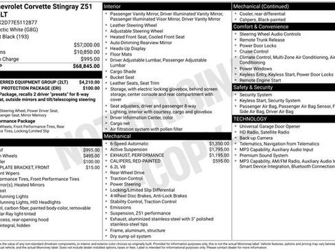 Used 2014 Chevrolet Corvette Stingray Coupe w/ 2LT Preferred Equipment Group RWD image 45