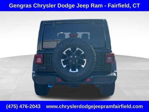 Certified 2025 Jeep Wrangler Unlimited Rubicon 4xe w/ Safety Group AWD/4WD image 6