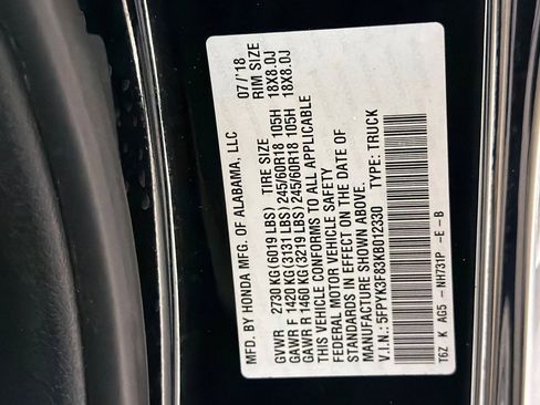 Used 2019 Honda Ridgeline Black Edition image 21
