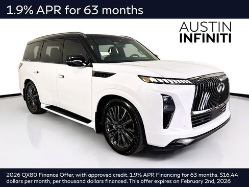 New 2026 INFINITI QX80 Autograph w/ Premium Cargo Package image 1