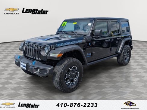 Used 2023 Jeep Wrangler Unlimited Rubicon 4xe w/ Cold Weather Group AWD/4WD image 1