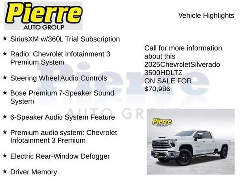 Used 2025 Chevrolet Silverado 3500 LTZ w/ LTZ Convenience Package image 15