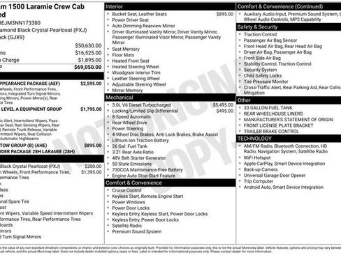 Used 2022 RAM 1500 Laramie w/ Sport Appearance Package RWD image 29