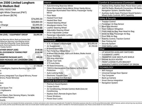 Used 2025 RAM 2500 Limited AWD/4WD image 6