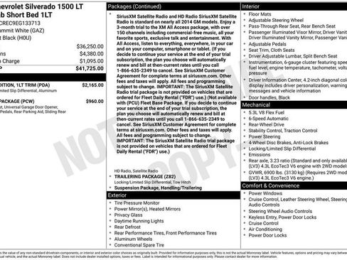 Used 2014 Chevrolet Silverado 1500 LT w/ Texas Edition, 1LT Trim RWD image 2