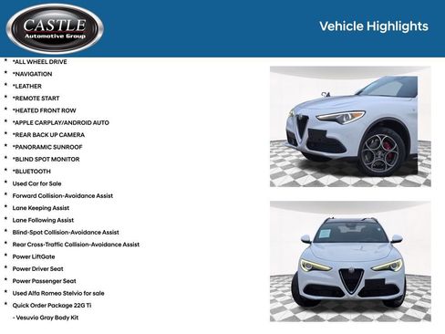 Used 2022 Alfa Romeo Stelvio Ti w/ Active Assist Plus Package image 3