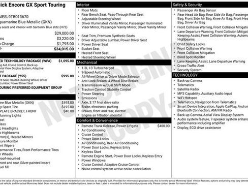 Used 2026 Buick Encore GX Sport Touring w/ Advanced Technology Package AWD/4WD image 38