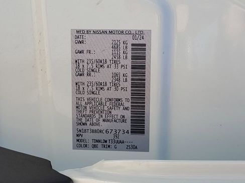 Used 2024 Nissan Rogue SV w/ SV Premium Package image 15