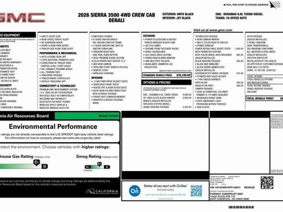 New 2026 GMC Sierra 3500 Denali w/ Denali Reserve Package