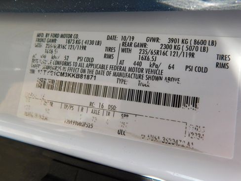 Used 2019 Ford Transit 150 130 Medium Roof image 8