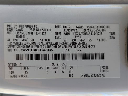 Used 2019 Ford F250 XL w/ STX Appearance Package image 49