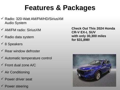 Certified 2024 Honda CR-V EX-L image 8