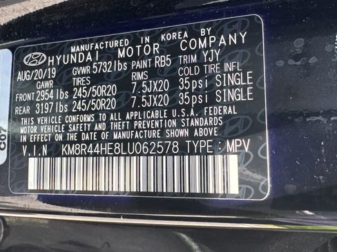 Used 2020 Hyundai Palisade SEL FWD image 33