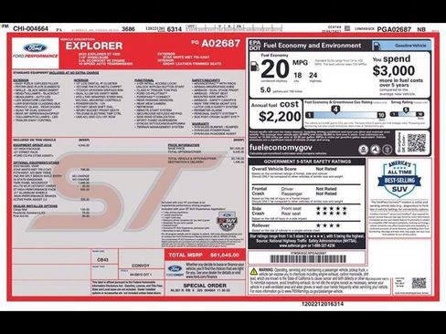 Used 2023 Ford Explorer ST w/ Equipment Group 401A image 27