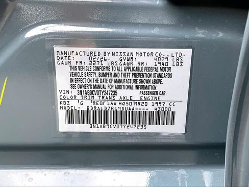 New 2026 Nissan Sentra SV image 22