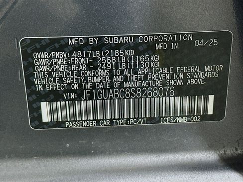 Used 2025 Subaru Impreza 2.0i image 12