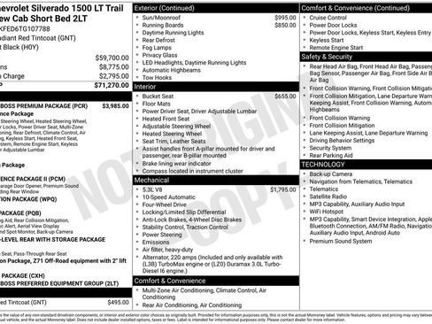 Used 2026 Chevrolet Silverado 1500 LT Trail Boss w/ LT Trail Boss Premium Package AWD/4WD image 8