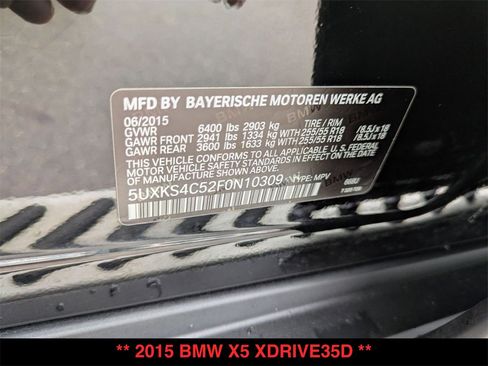 Used 2015 BMW X5 xDrive35d image 35