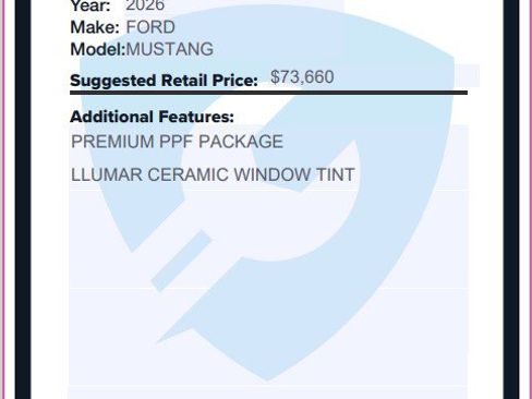 New 2026 Ford Mustang Dark Horse image 3