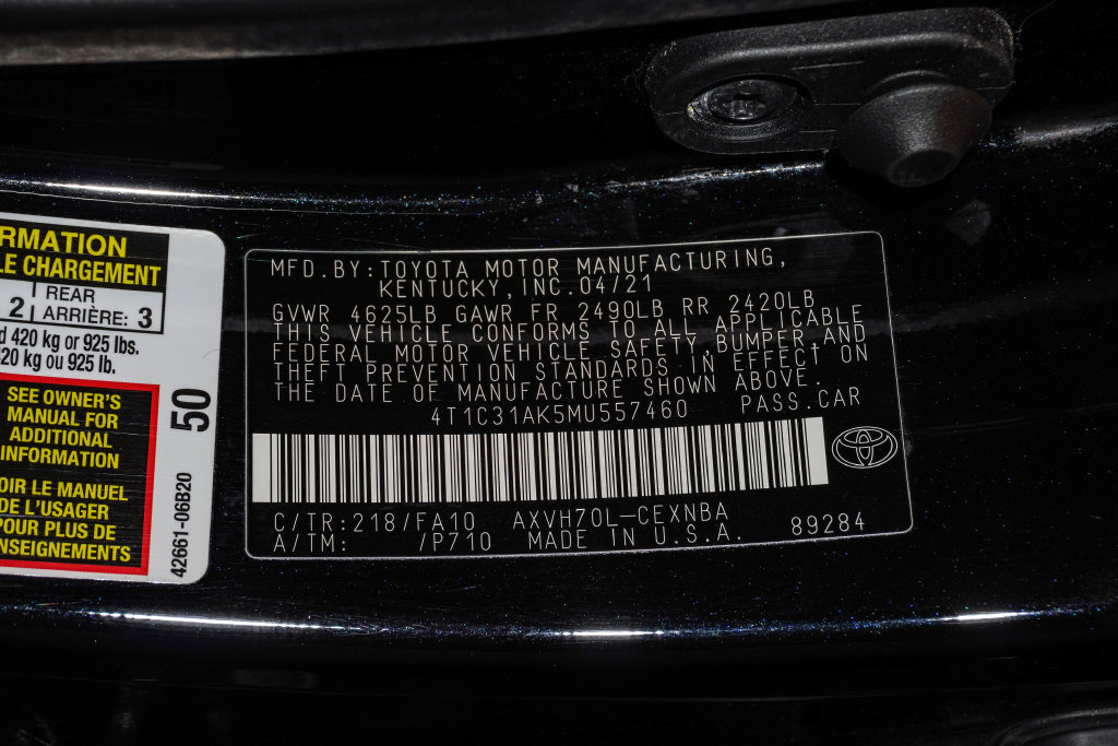 Used 2021 Toyota Camry LE FWD image 30