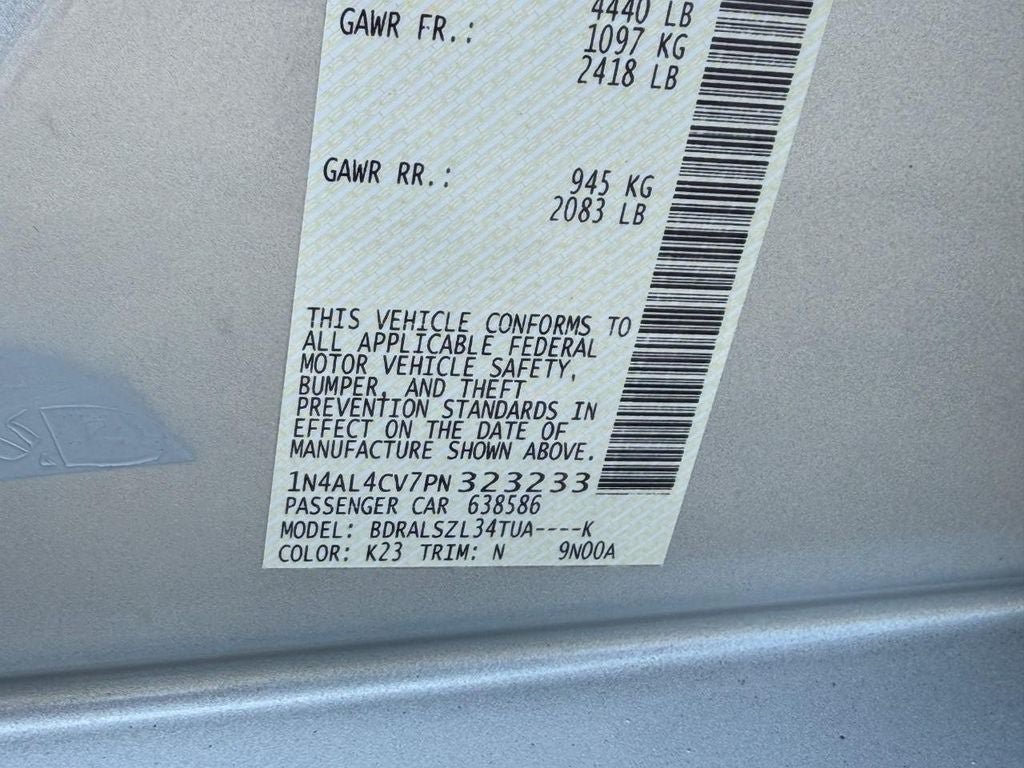 Used 2023 Nissan Altima 2.0 SR FWD image 24