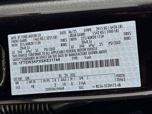 New 2025 Ford F150 XLT w/ Equipment Group 302A MID image 23