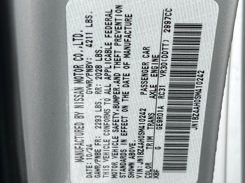 Used 2025 Nissan Z Sport w/ Floor Mat Package RWD image 21