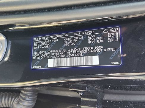 Certified 2023 Volvo XC60 B6 Ultimate w/ Protection Package Premier image 26