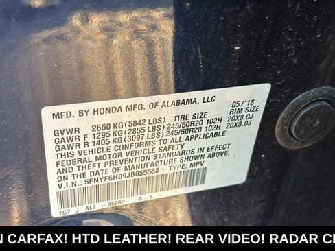 Used 2018 Honda Pilot Elite image 35