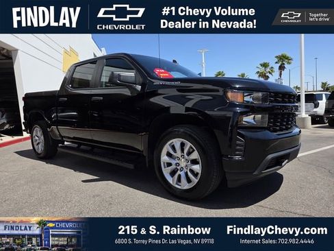 Certified 2022 Chevrolet Silverado 1500 Custom w/ Safety Confidence Package RWD image 1
