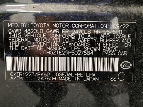 Certified 2023 Lexus IS 350 F Sport AWD/4WD image 35