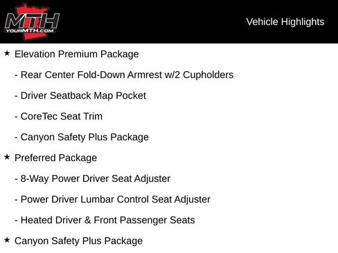 Used 2023 GMC Canyon Elevation w/ Elevation Premium Package AWD/4WD image 14