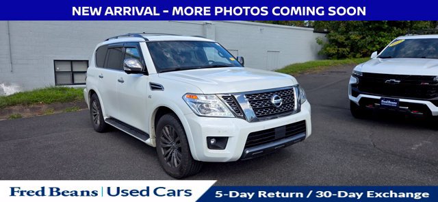 Used 2019 Nissan Armada Platinum w/ Captain's Chairs Package AWD/4WD image 1