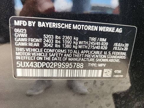 Used 2023 BMW X3 sDrive30i w/ M Sport Package RWD image 8