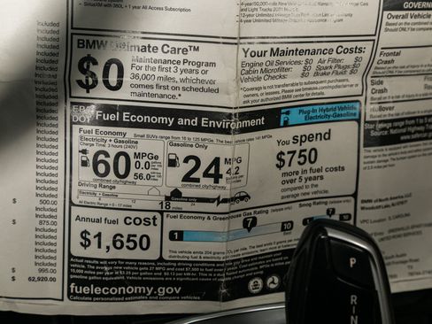 Used 2021 BMW X3 xDrive30e w/ Executive Package image 51