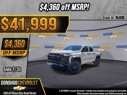 New 2026 Chevrolet Colorado Trail Boss AWD/4WD image 1