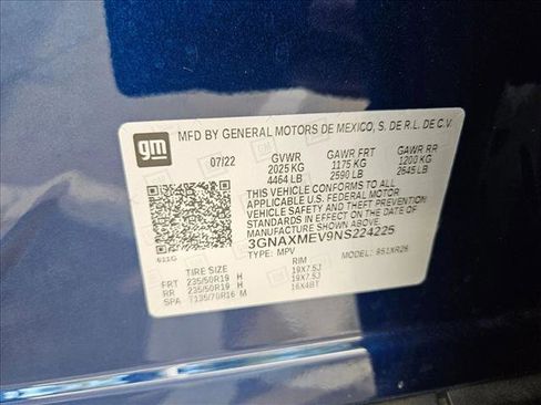 Used 2022 Chevrolet Equinox RS w/ LPO, Floor Liner Package image 23