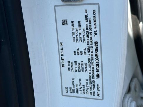Used 2021 Tesla Model 3 Performance AWD/4WD image 16