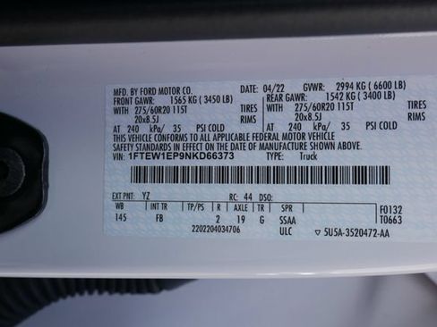 Used 2022 Ford F150 XLT w/ Equipment Group 302A High AWD/4WD image 29