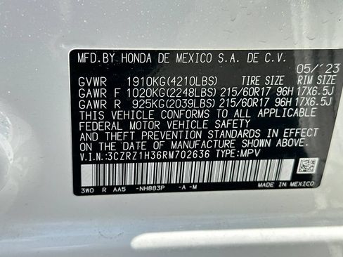 Certified 2024 Honda HR-V LX image 33